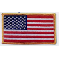 Stock American Flag Patch (3 1/2"x2")